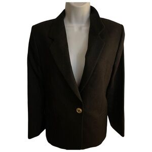 Studio 001 Ferre made in Italy Blazer - 10 charcoal black , virgin wool